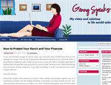 Tablet Screenshot of gennyspeaks.com